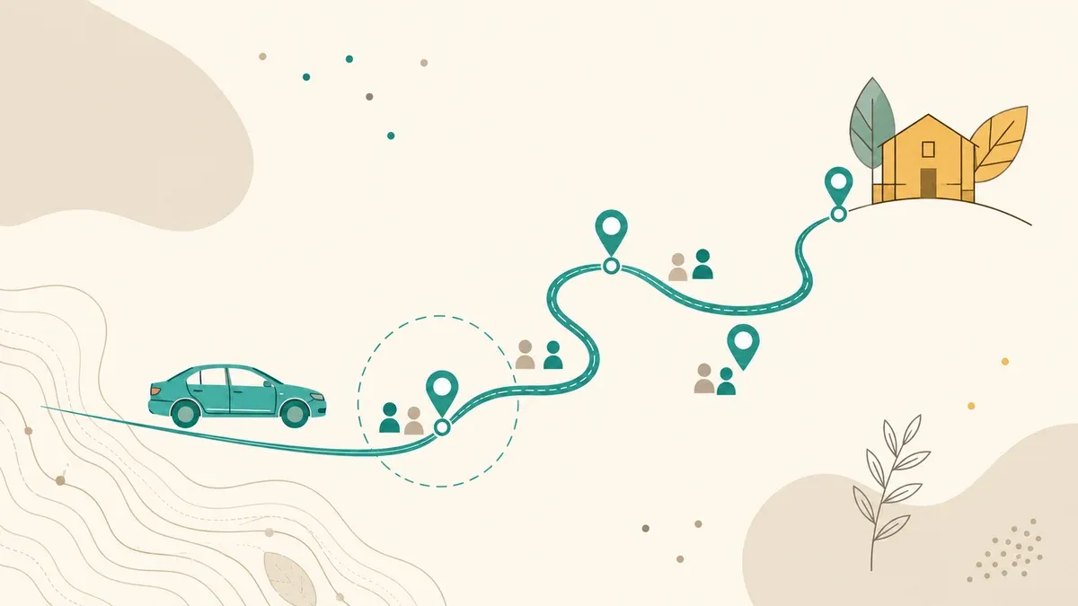 Case Study: A Ride-Share Hub for Retreat Participants